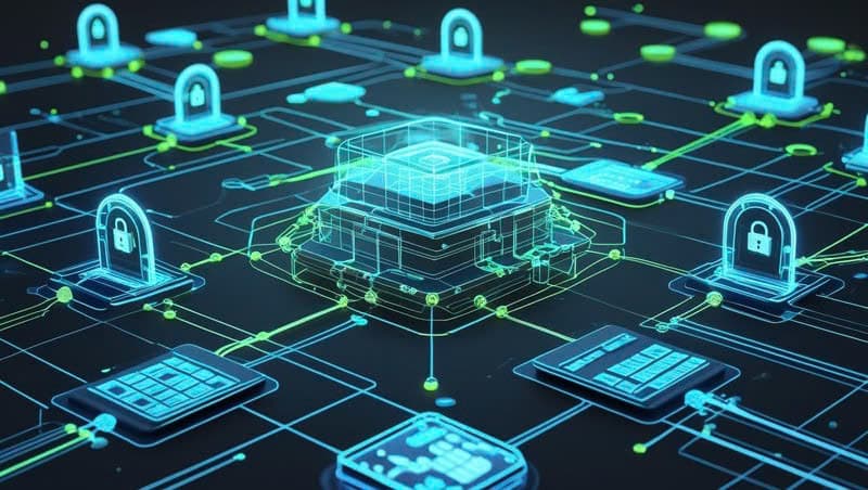 Connected network security nodes and protected systems